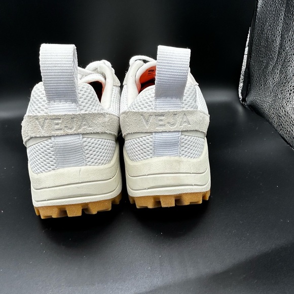 Veja Cream and Orange Sneakers - Picture 5 of 7